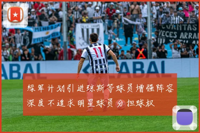 绿军计划引进琼斯等球员增强阵容深度不追求明星球员分担球权
