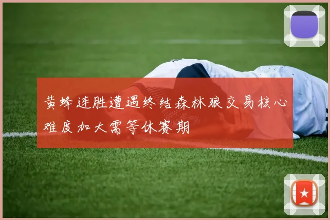 黄蜂连胜遭遇终结森林狼交易核心难度加大需等休赛期